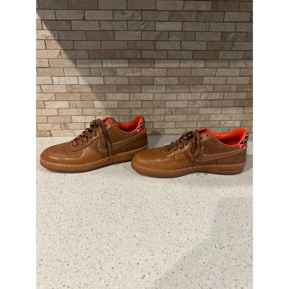 Air‎ Force 1 Downtown Low 'BHM' Hazelnut / Hazelnut-Total Orange - Picture 3 of 6